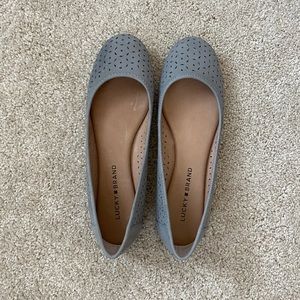 Lucky Brand Slate Gray Flats